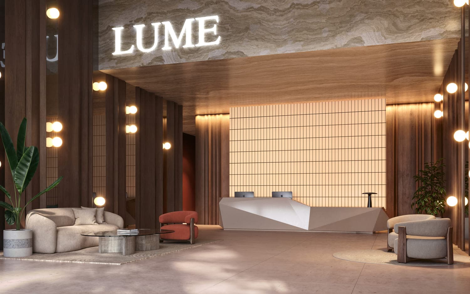 Lume Residences lobby