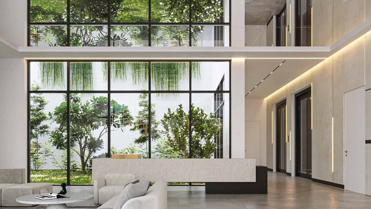 Hillside Residences lobby