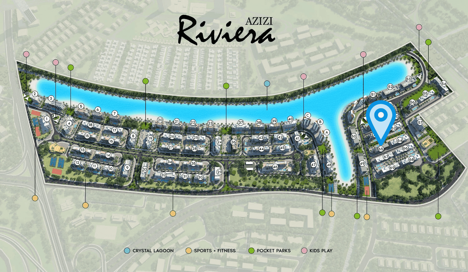 Riviera 65 master plan