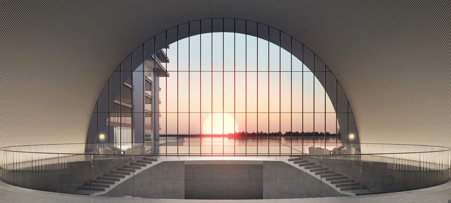 Armani Beach Residence lobby
