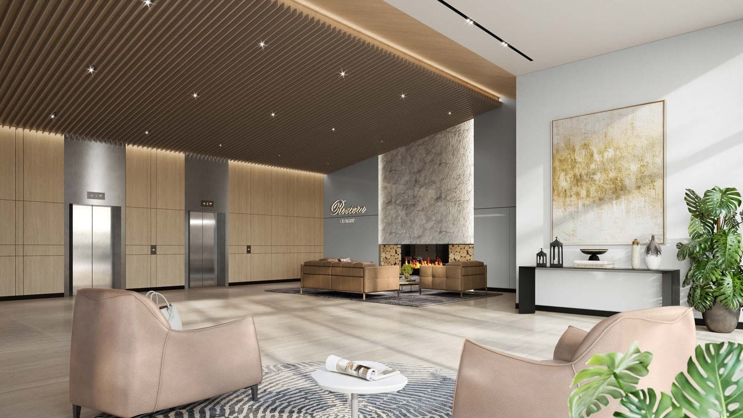 Riviera Chalet lobby