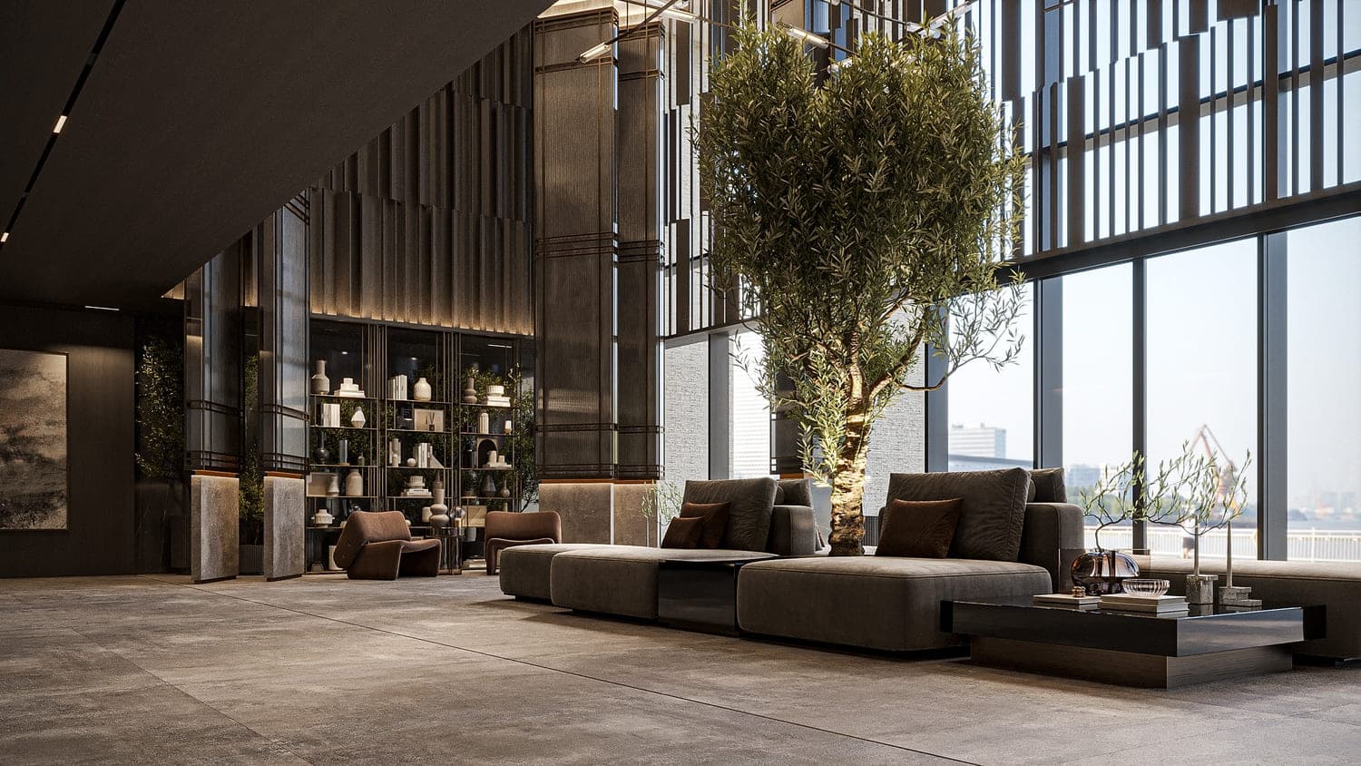One Park Central lobby