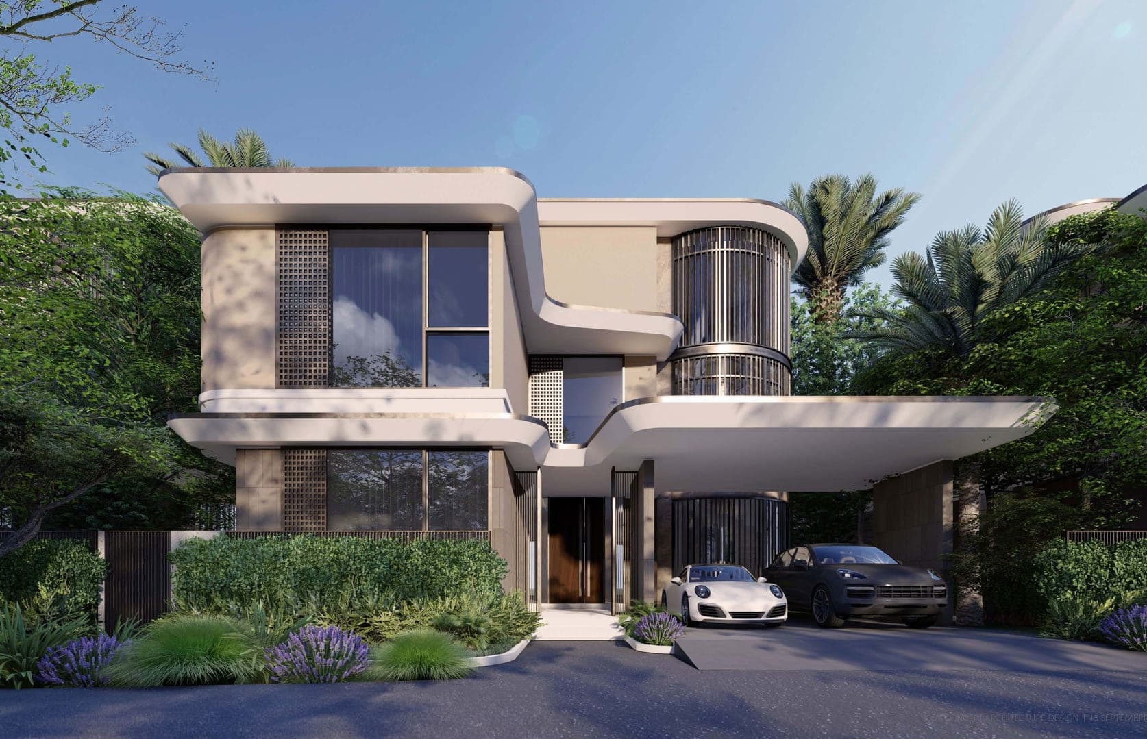 Wadi Villas architecture