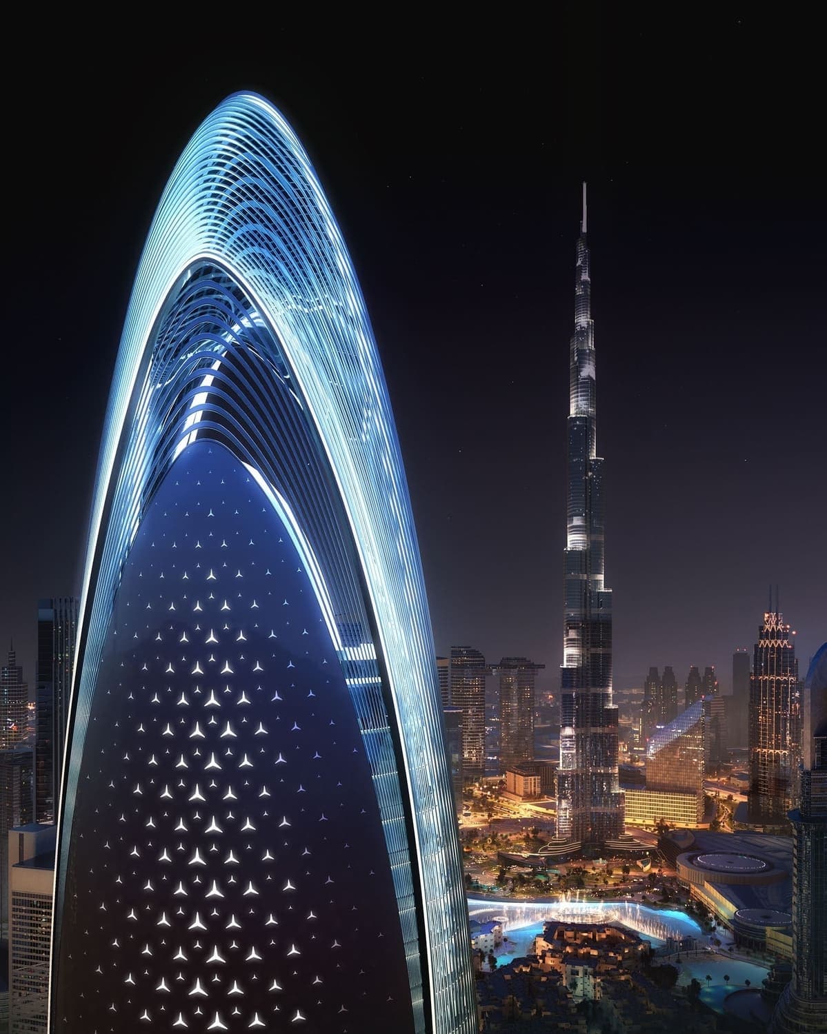 Mercedes-Benz Places by Binghatti architecture