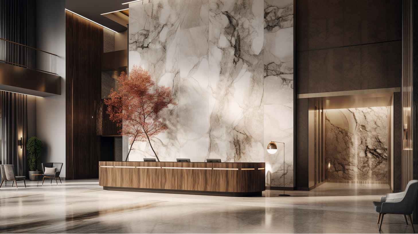 Marriott Residences JVC lobby