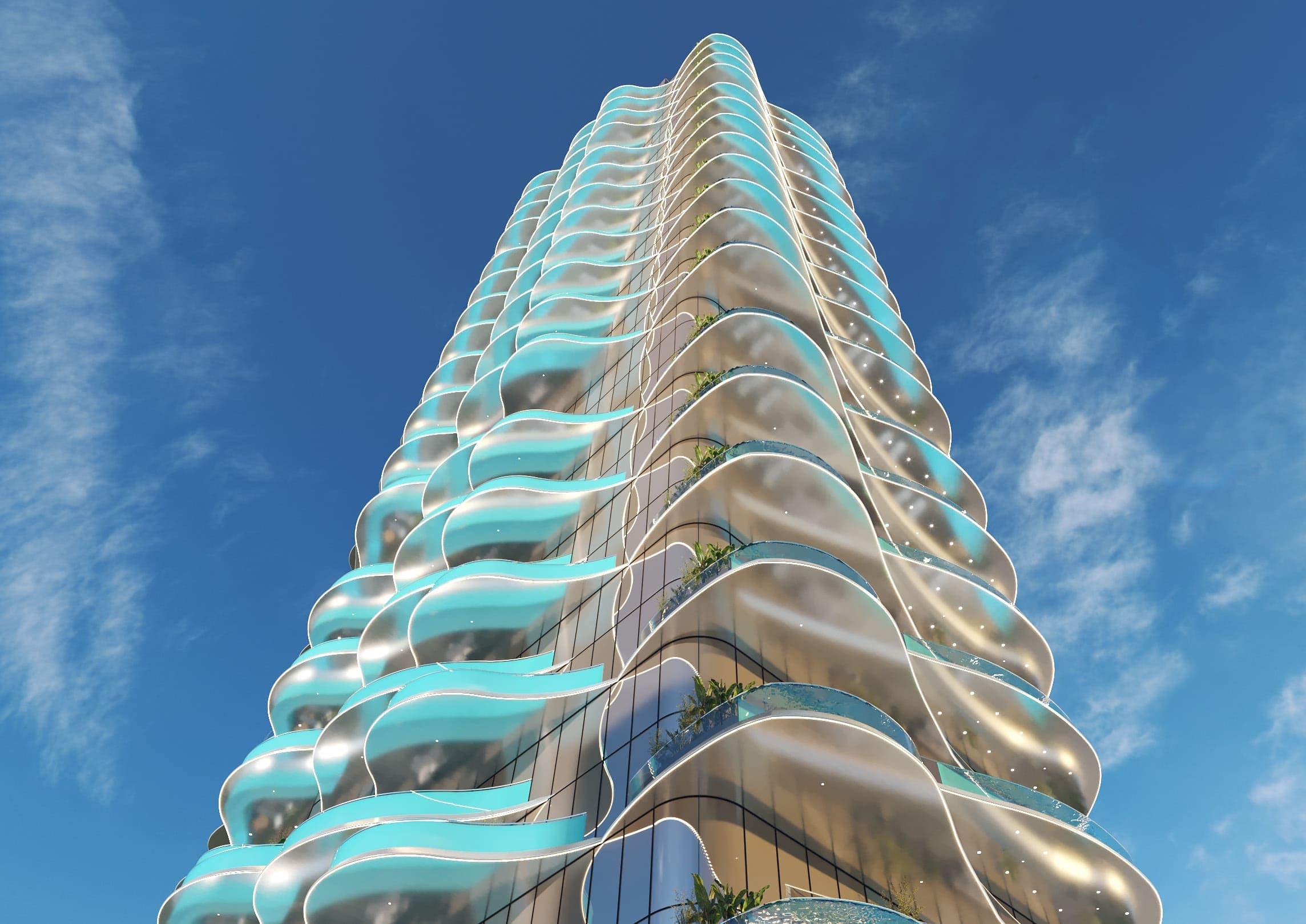 Volga Tower architecture