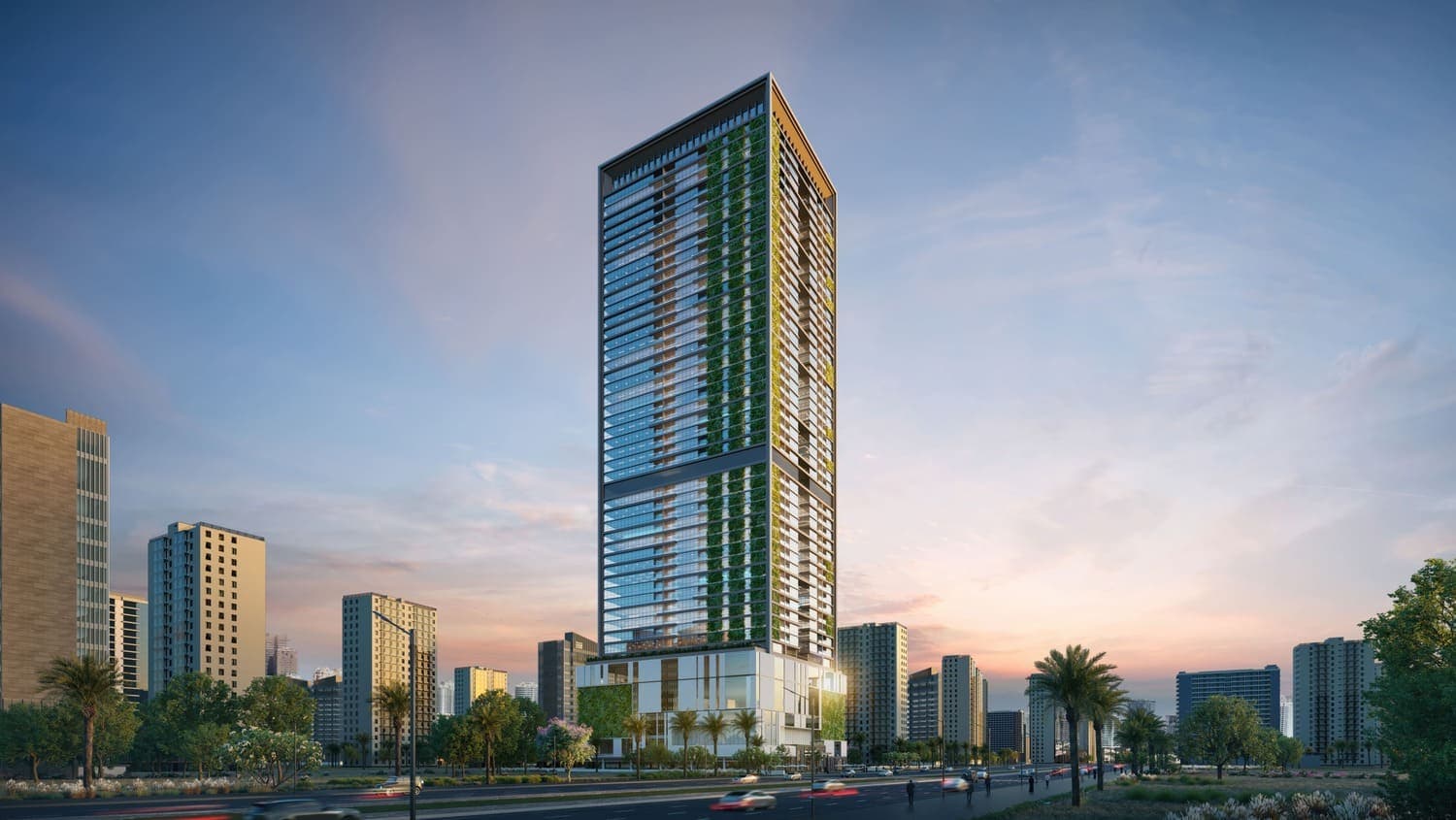Sky Gardens Tower architecture