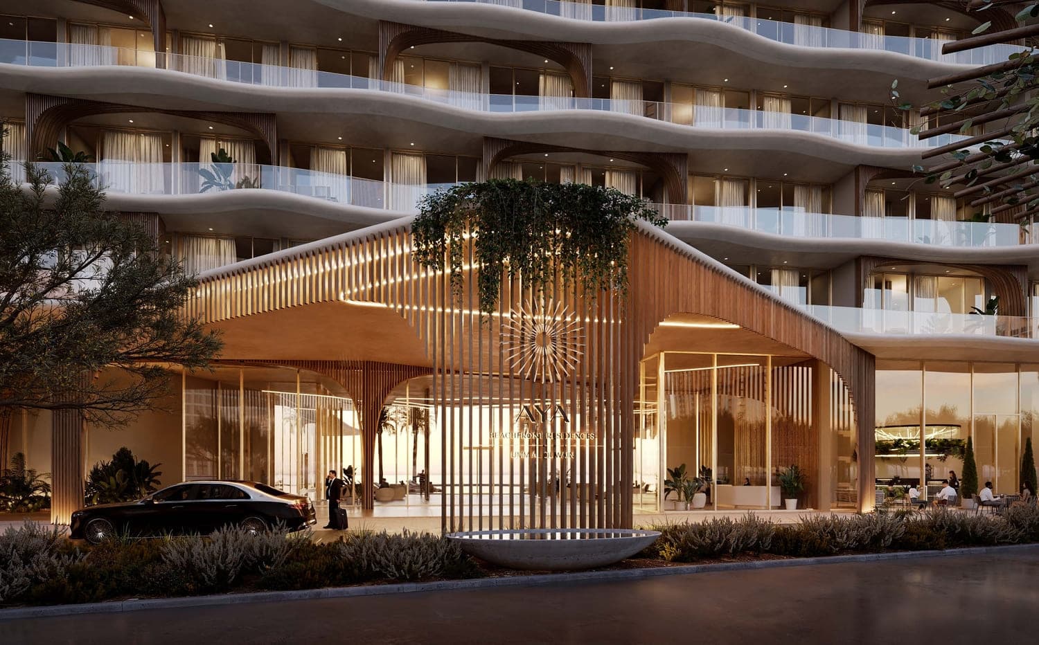 AYA Beachfront Residences architecture