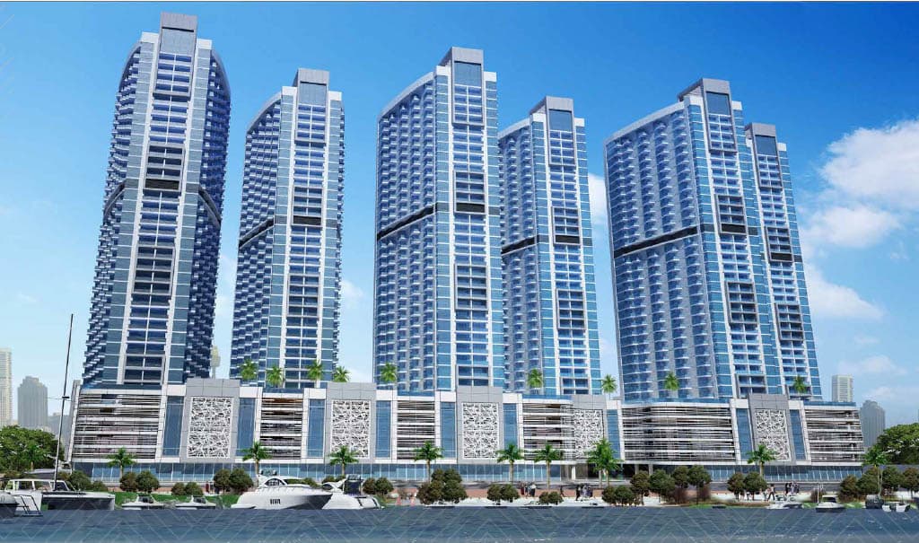 Ajman Creek Towers architecture