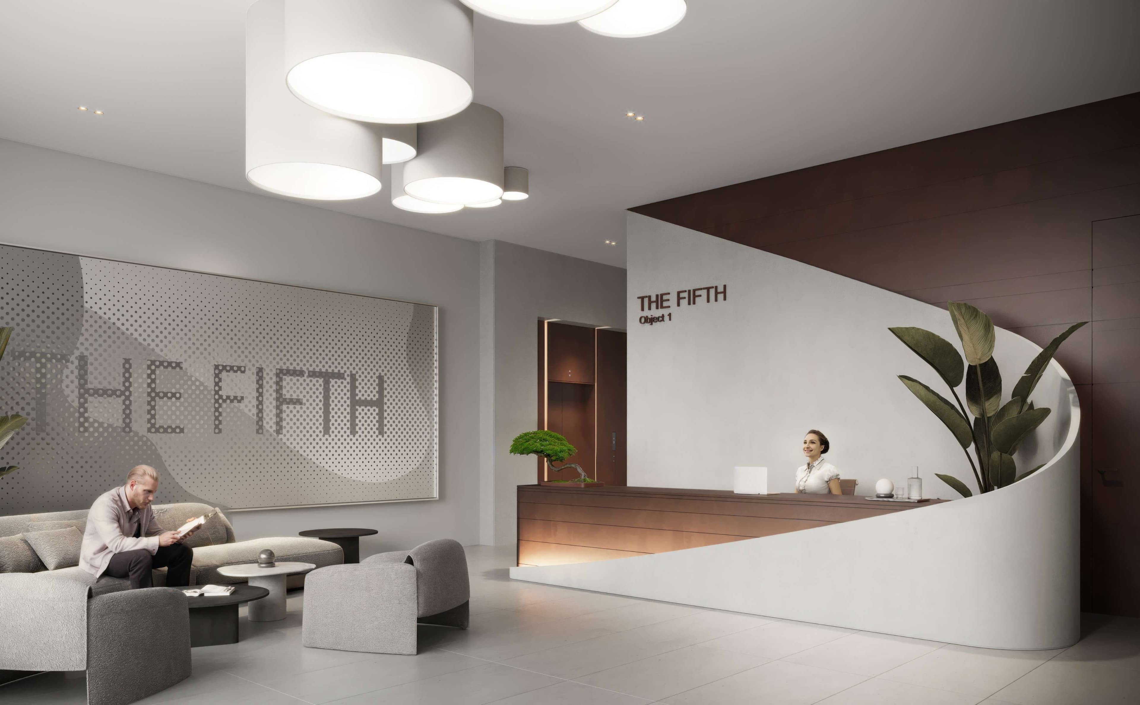 The F1FTH Tower lobby