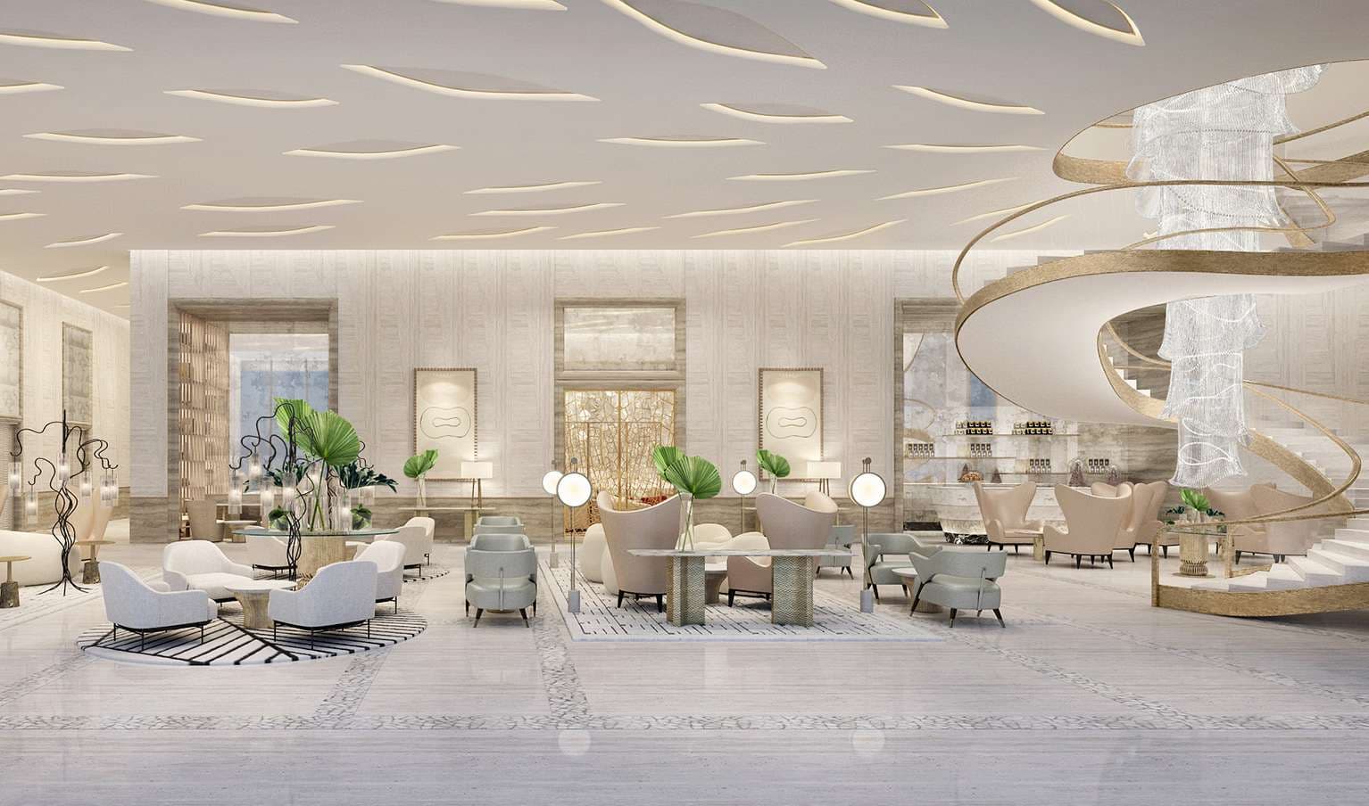 The Palm Tower lobby
