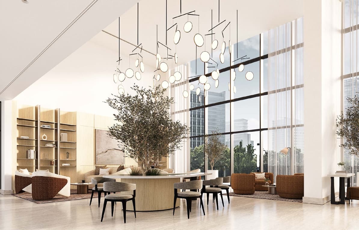 Vida Residences Saadiyat Island lobby