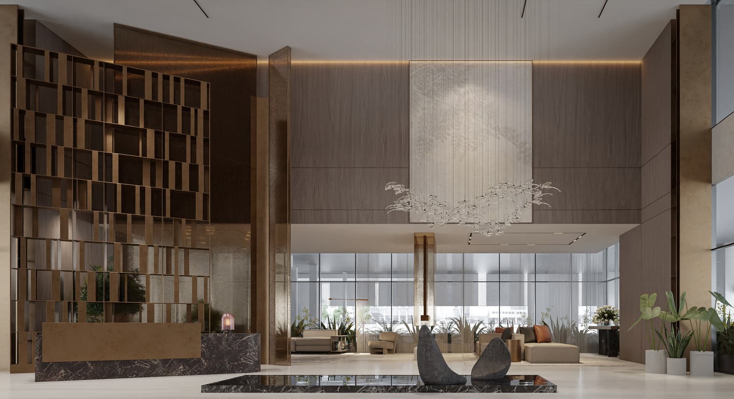 Beverly Gardens lobby