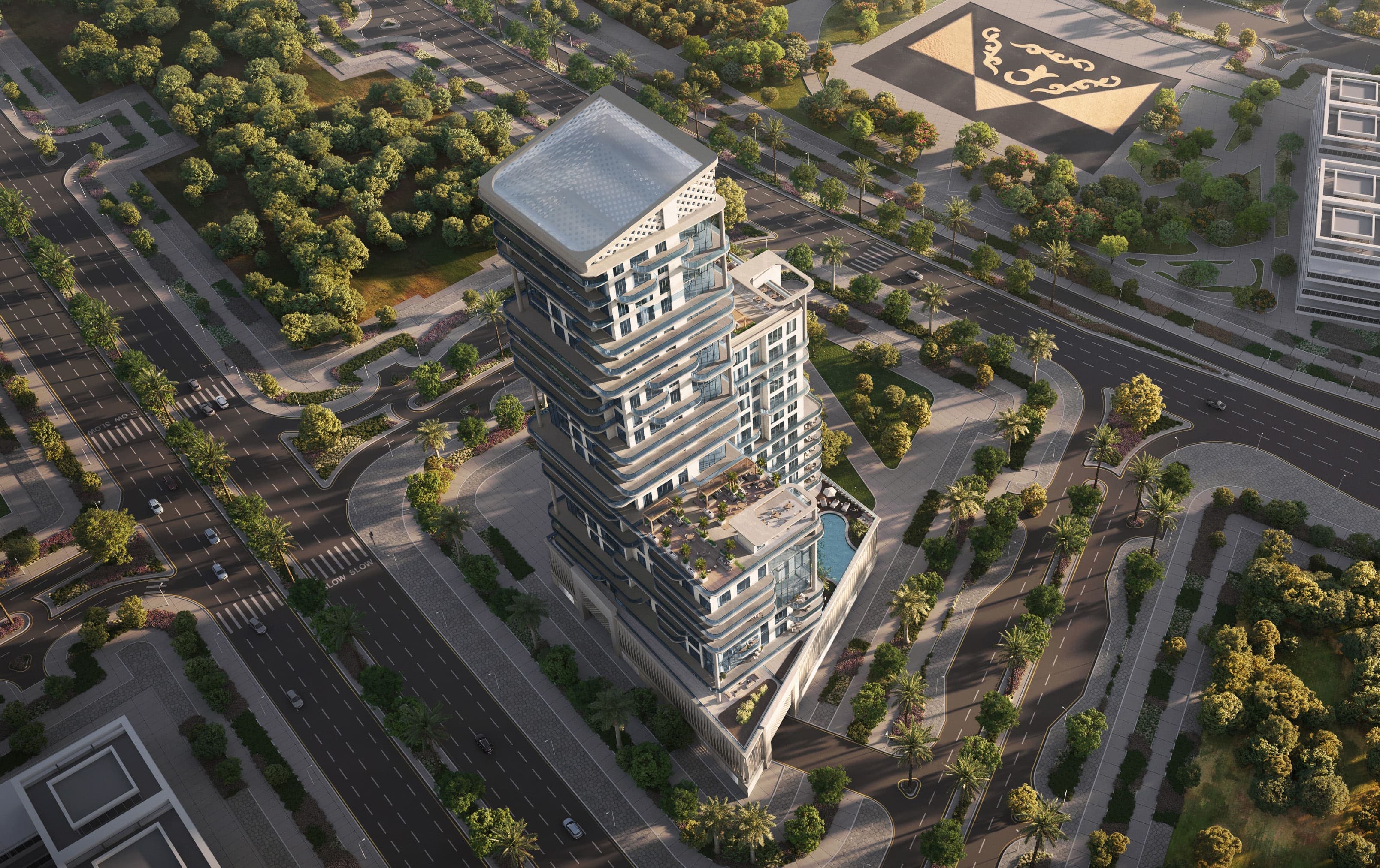 Radiant Garden Towers architecture