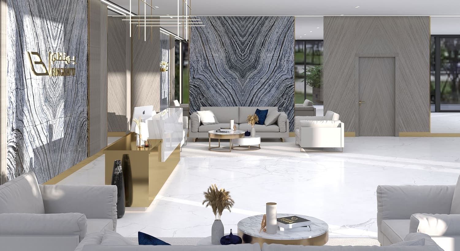 Binghatti Onyx lobby