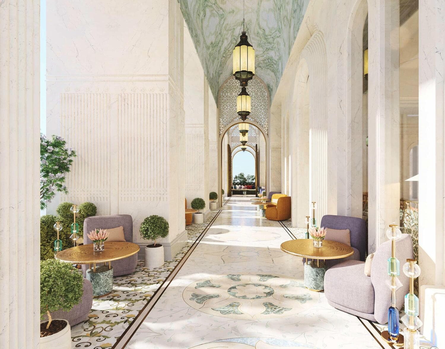 Burj Azizi lobby