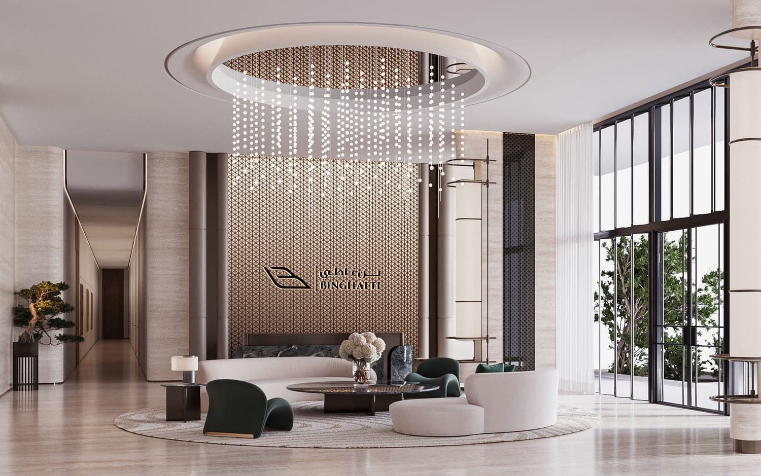 Aurora by Binghatti lobby