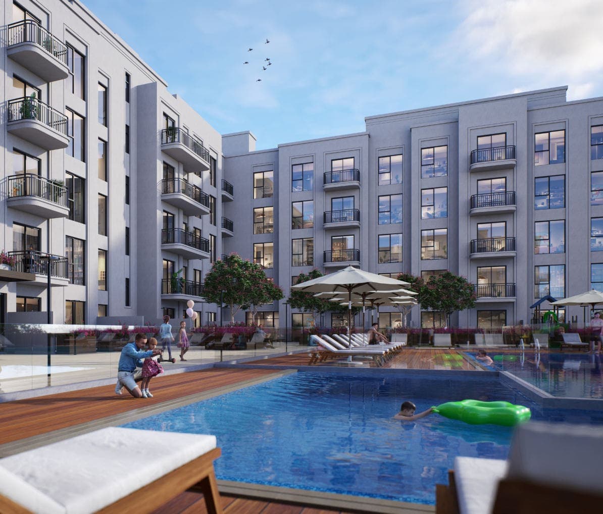 The Diplomat Residences architecture