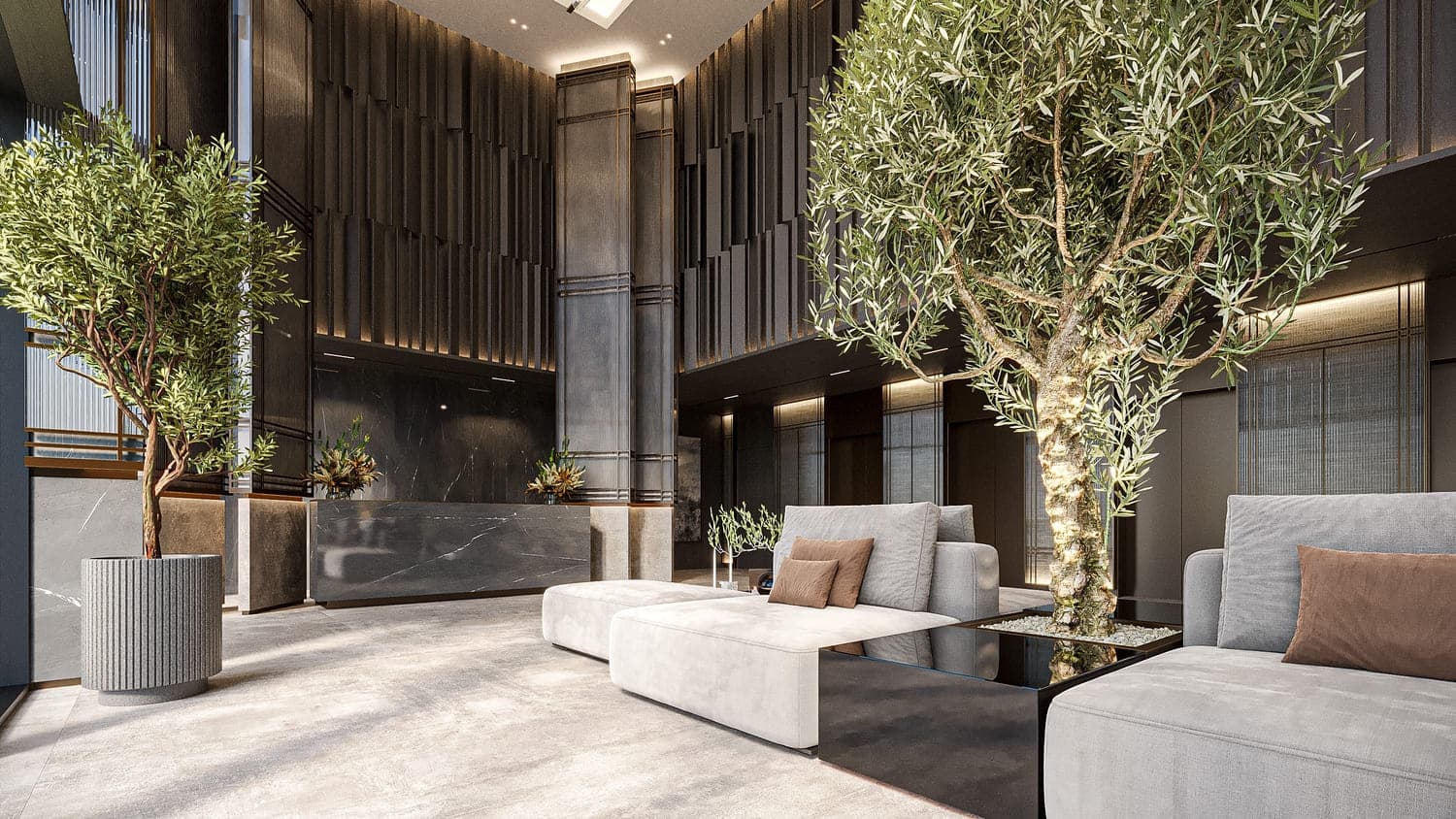 One Park Central lobby
