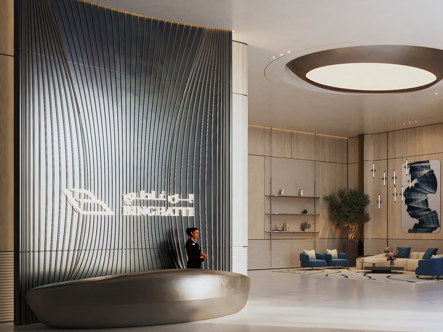 Binghatti Skyhall lobby