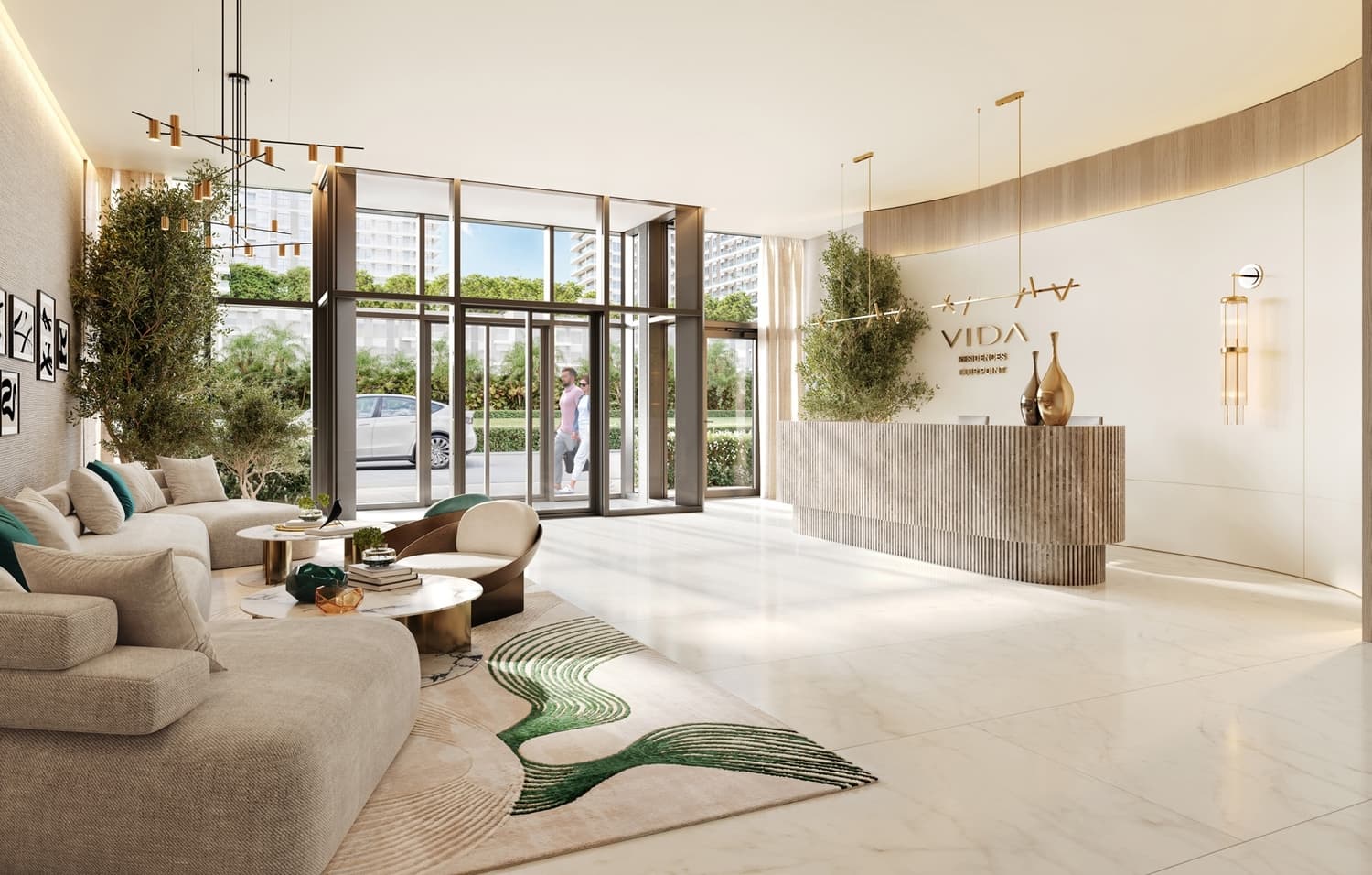 Vida Residences Club Point lobby