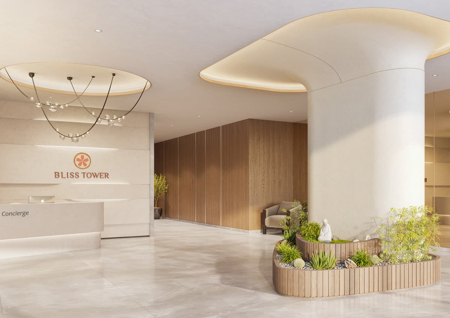 Bliss Tower lobby