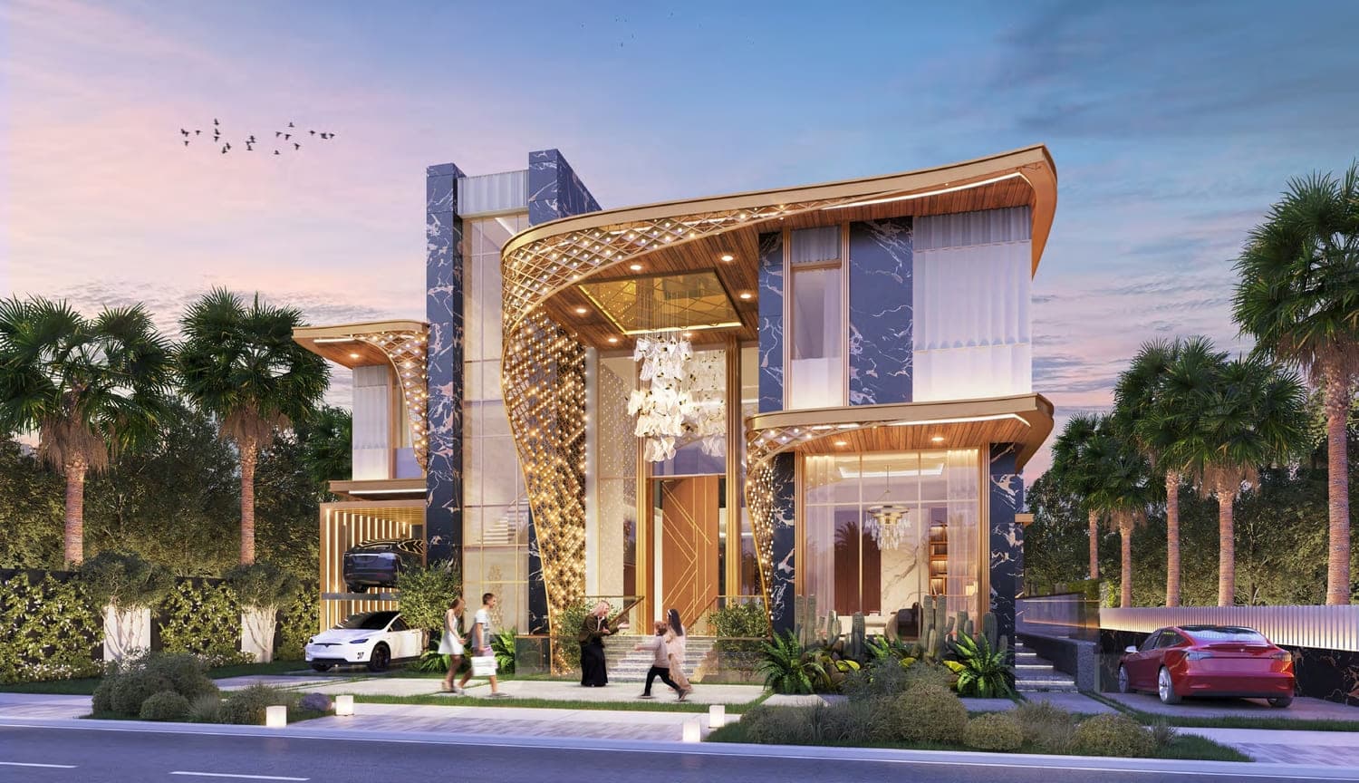 Damac Hills - Gems Estates architecture