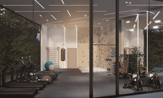 Access To Shared Gym With High End Equipment
