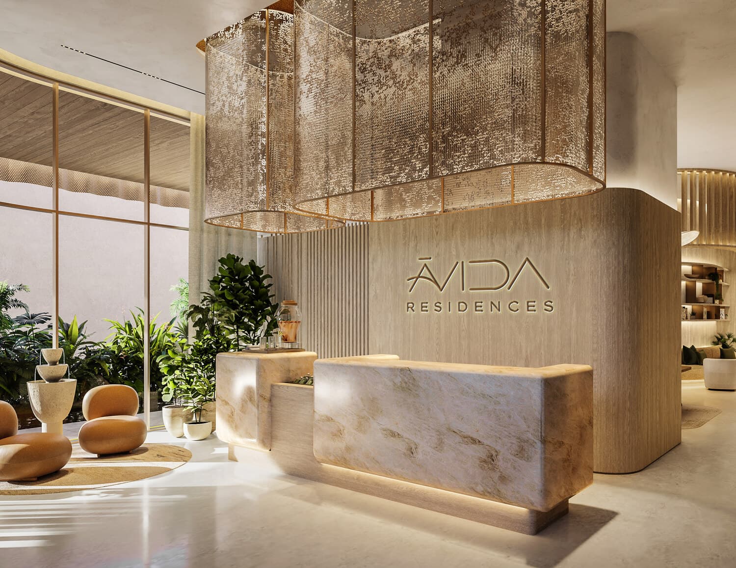 Avida Residences lobby