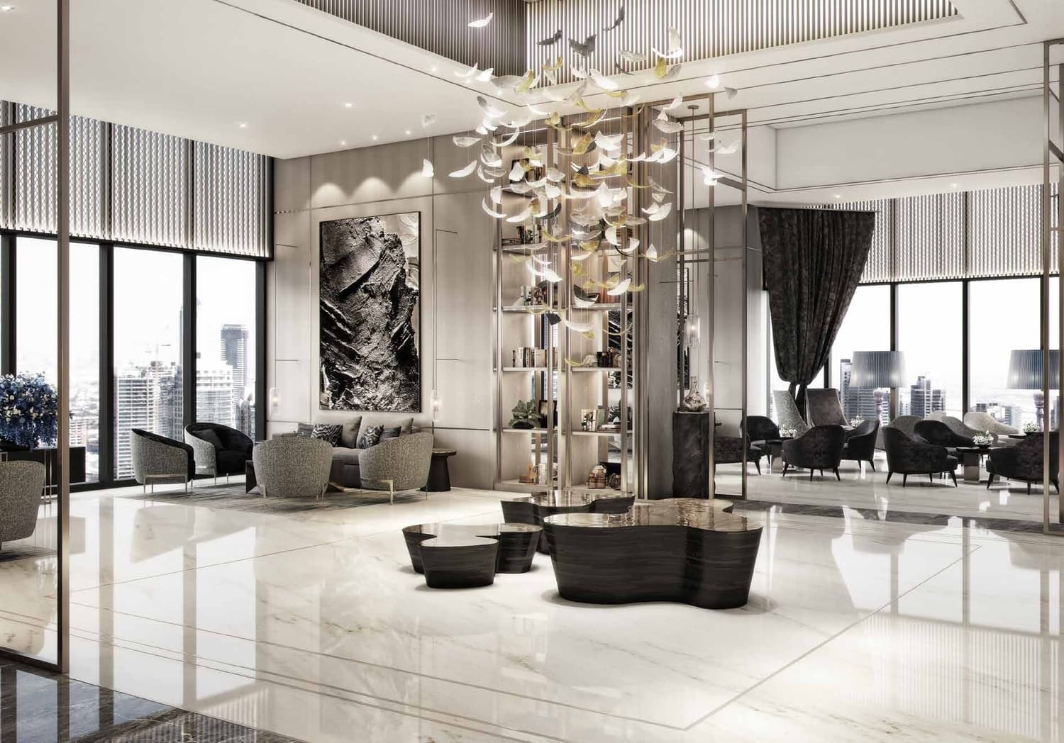 Paramount Tower Hotel And Residences lobby