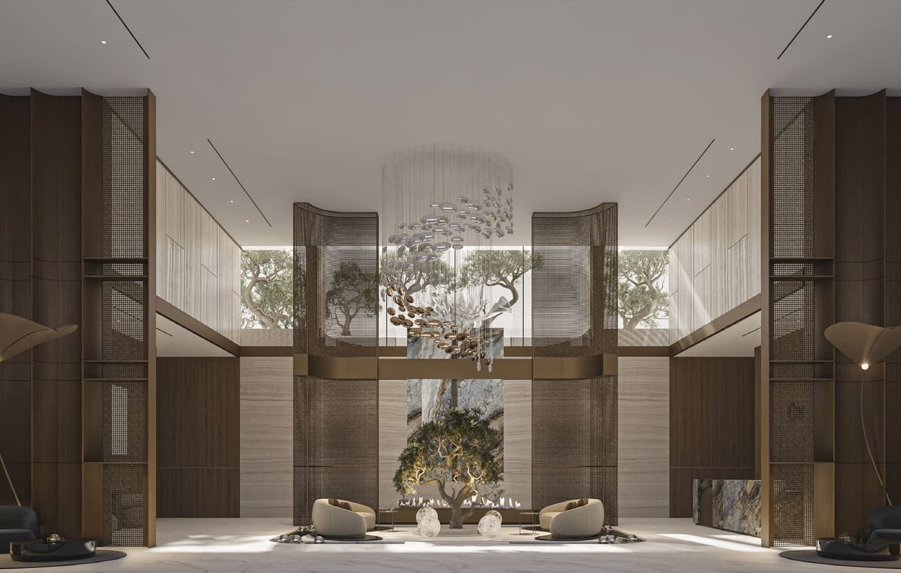 One Beverly lobby