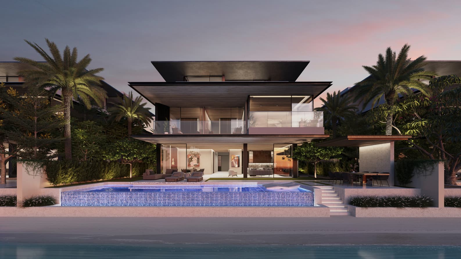 Palm Jebel Ali Villas architecture