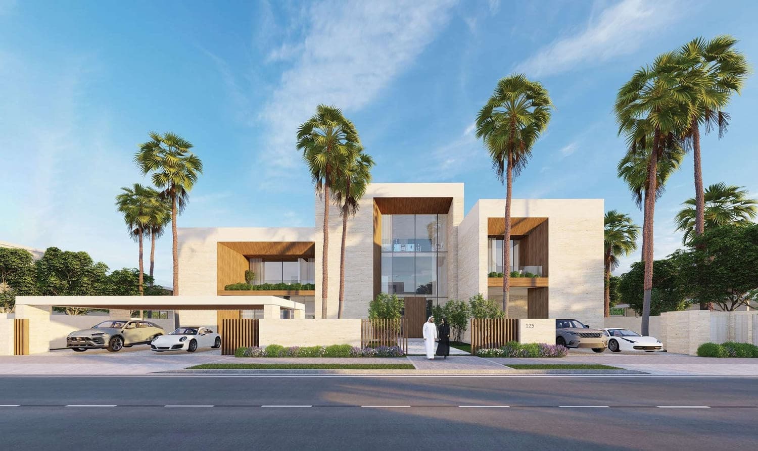 Reem Hills Villas architecture