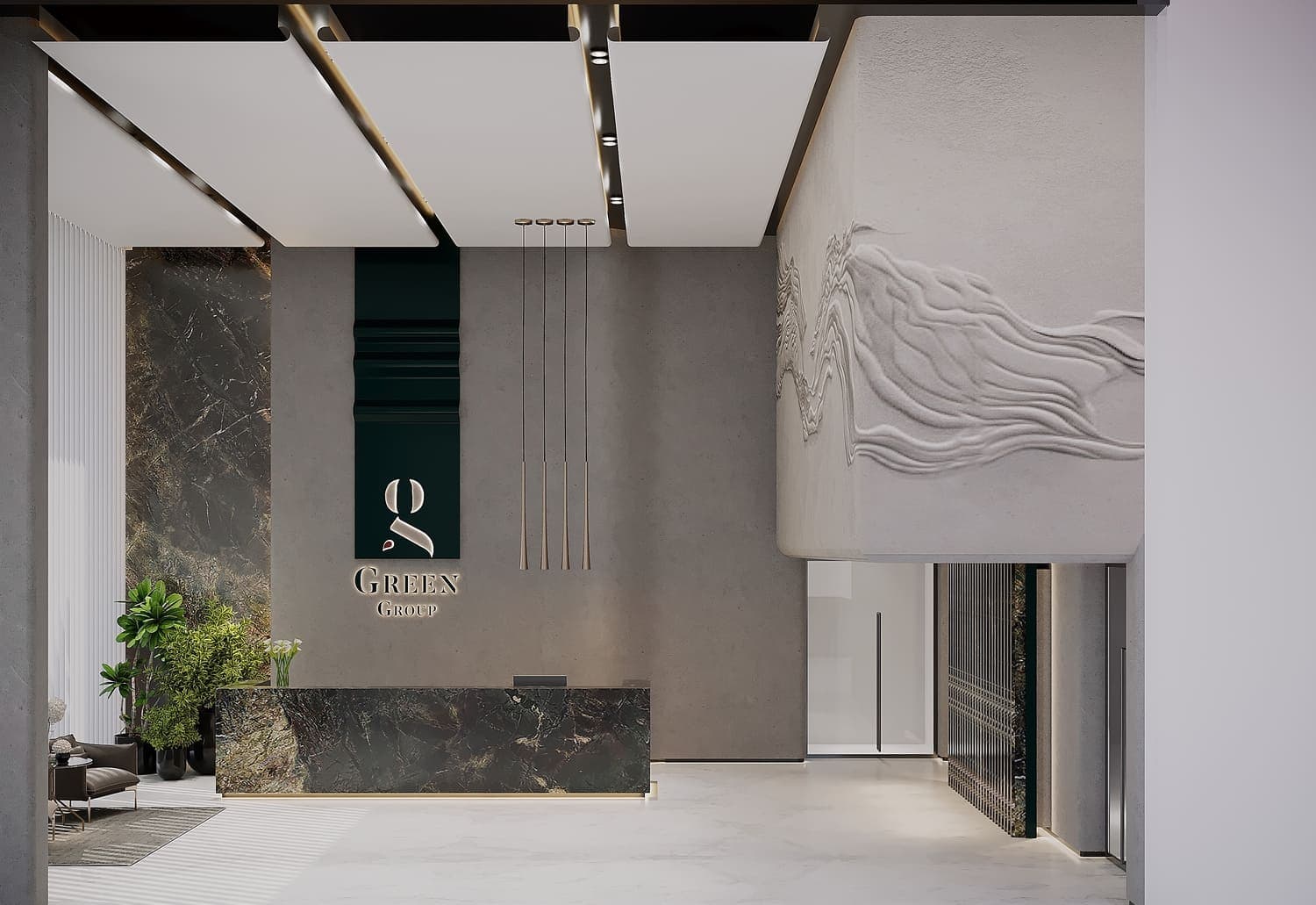 The Autograph i Series Residence lobby