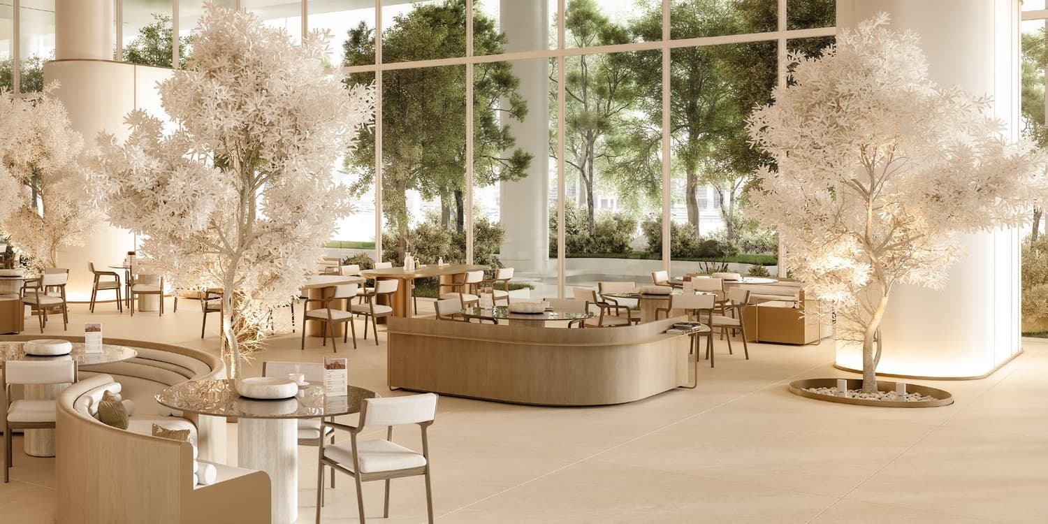 The Chedi Private Residences lobby