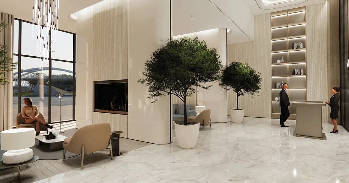 Sobha Seahaven lobby