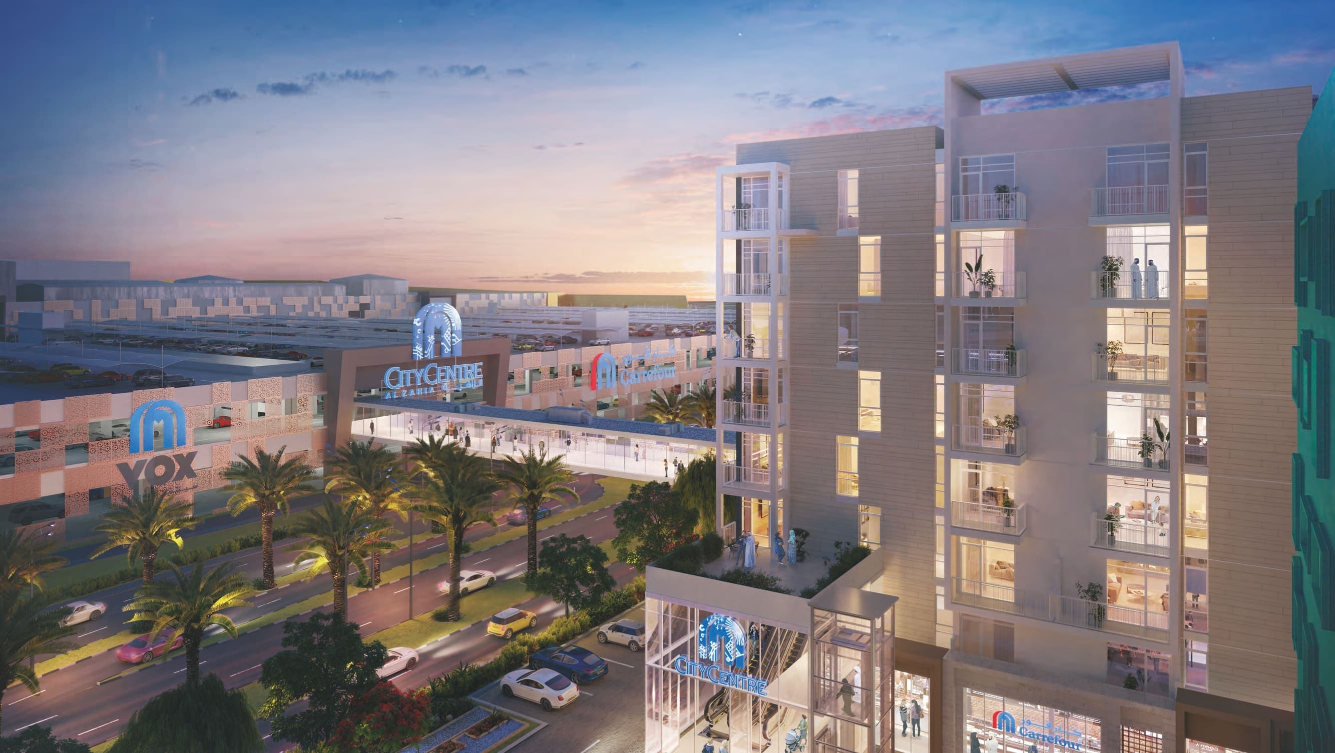 Uptown Al Zahia architecture