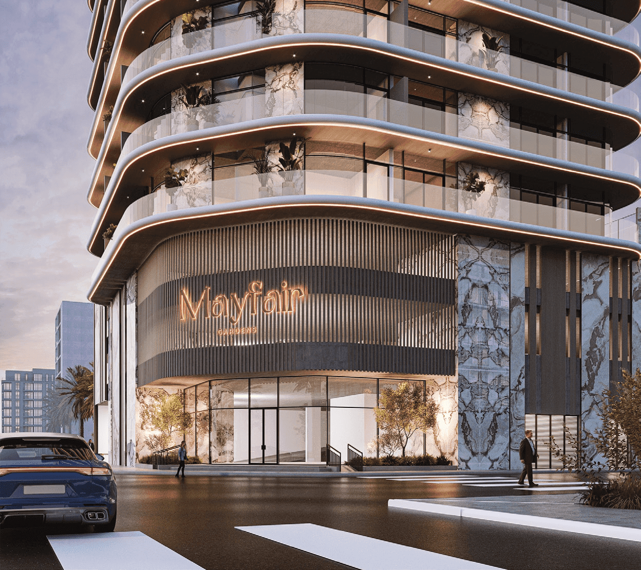 Mayfair Gardens architecture
