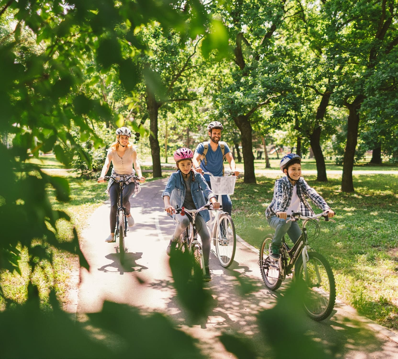 Jogging And Cycling Paths