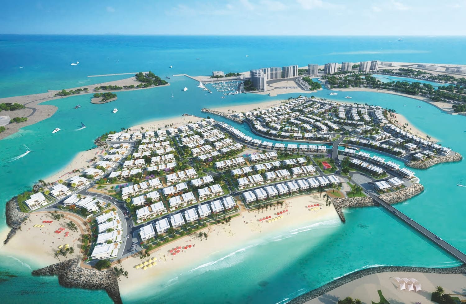 Falcon Island architecture