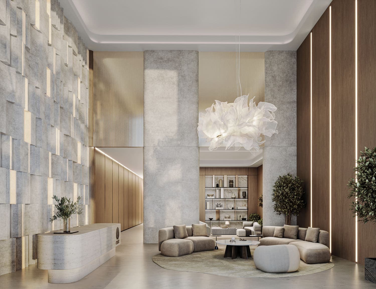 Esme Beach Residences lobby