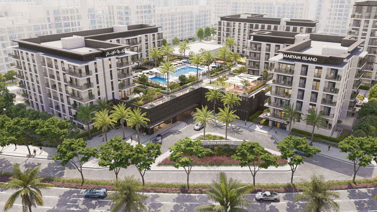 Aysha Residences 1 and 2 architecture