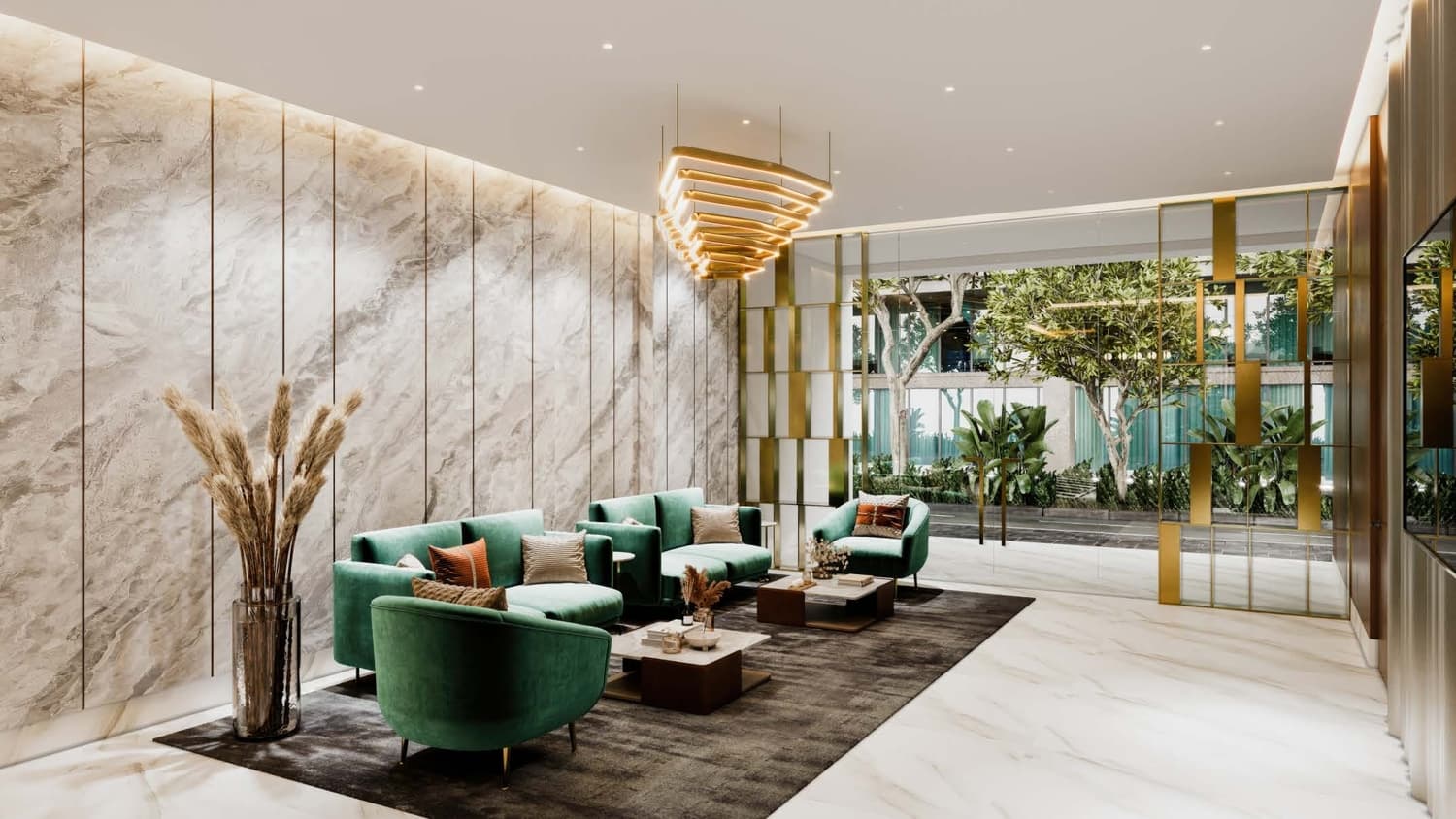 Views VII by Golden Woods lobby