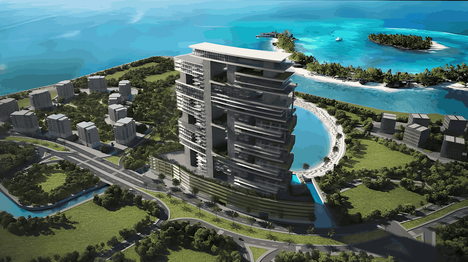 Radiant Marina Towers architecture