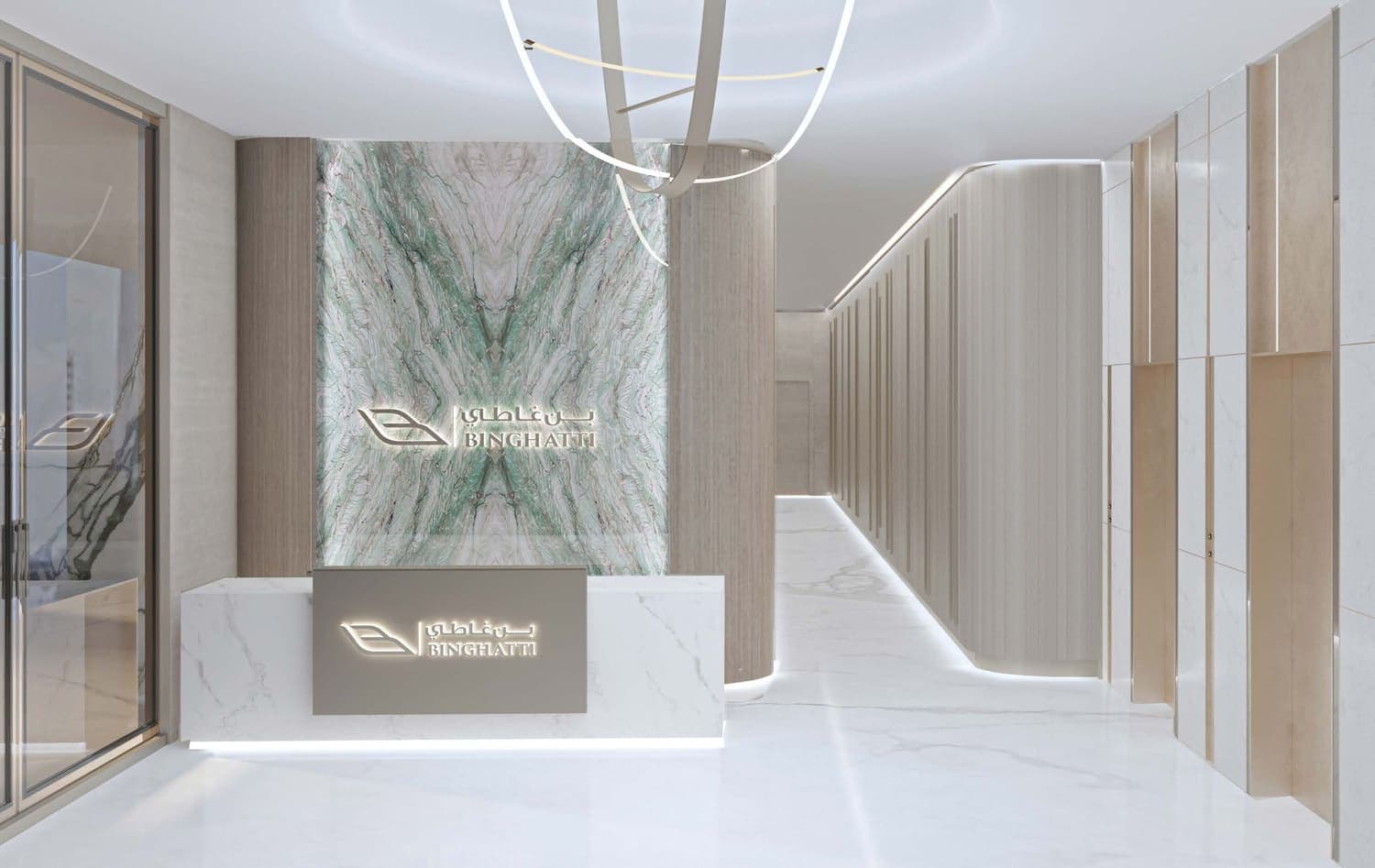 Binghatti Galaxy lobby