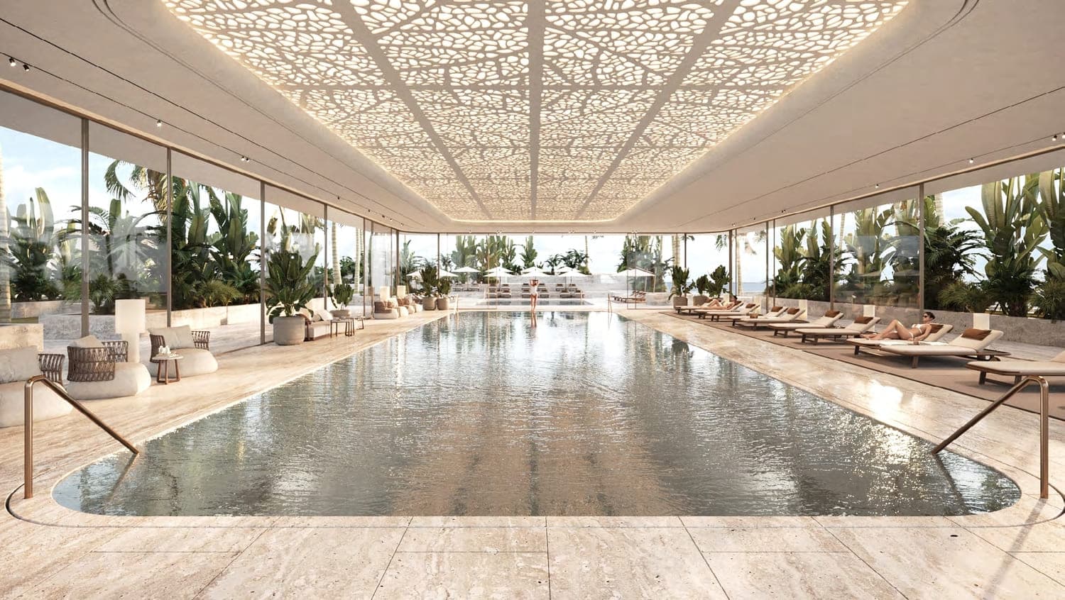 Indoor Temperature Controlled Lap Pool