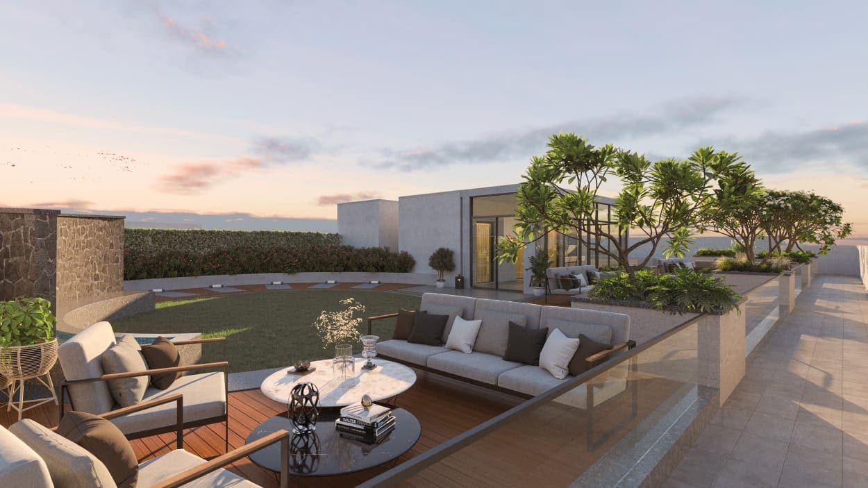  Rooftop Seating Area