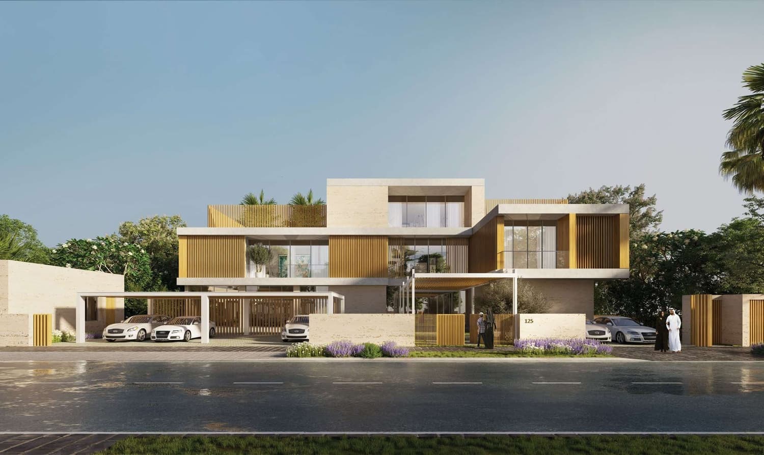 Reem Hills Villas architecture