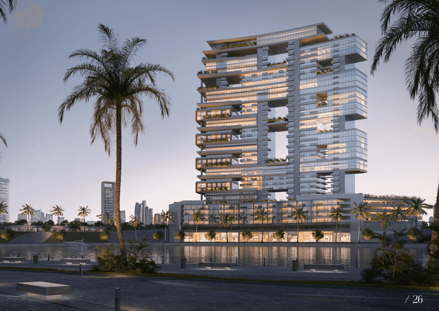 Radiant Marina Towers architecture