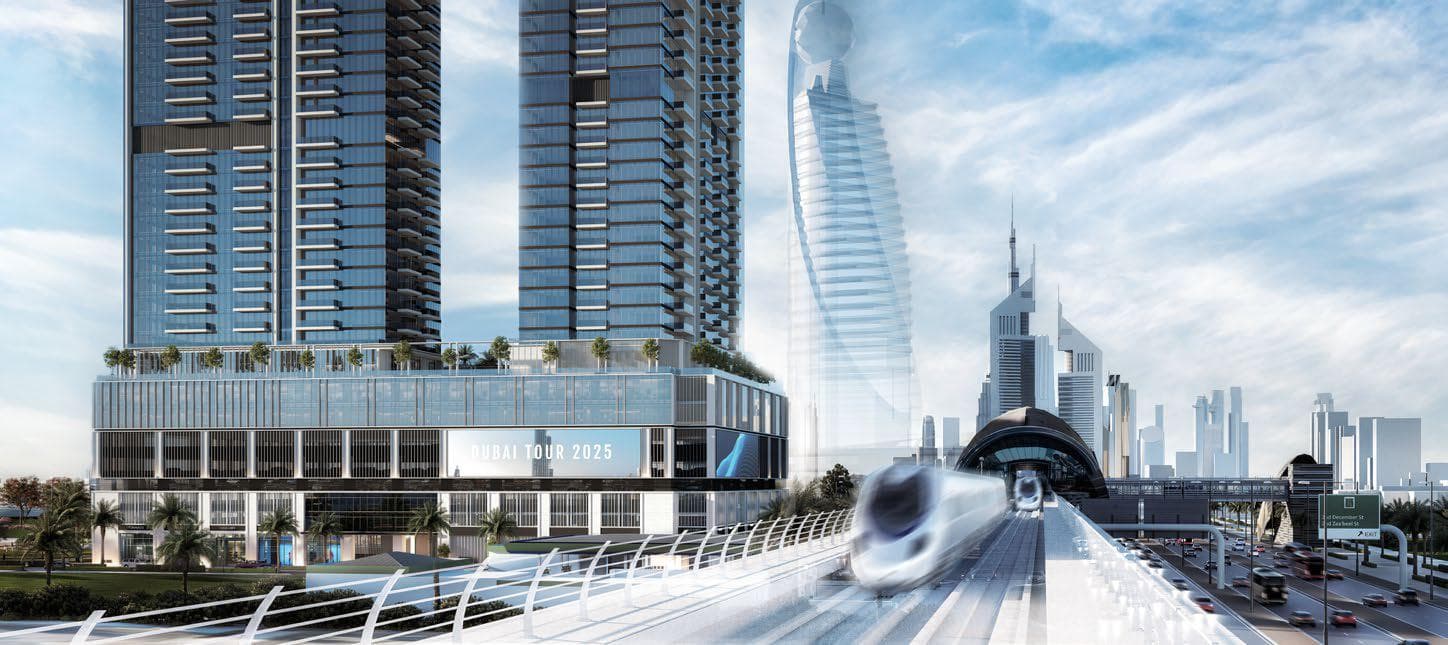 Avenue Park Towers 1 at Wasl 1 architecture